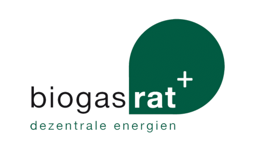 Biogasrat+ e. V. – dezentrale energien Logo